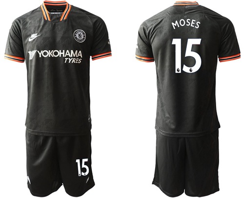Chelsea #15 Moses Third Soccer Club Jersey