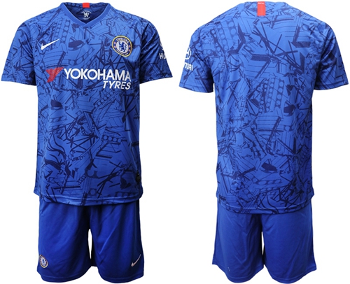 Chelsea Blank Home Soccer Club Jersey