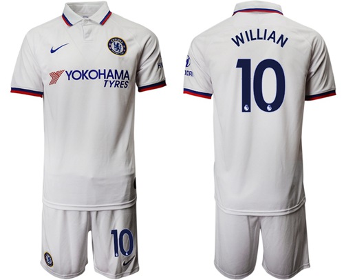 Chelsea #10 Willian Away Soccer Club Jersey