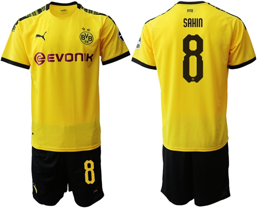Dortmund #8 Sahin Home Soccer Club Jersey