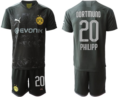 Dortmund #20 Philipp Away Soccer Club Jersey
