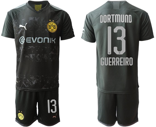 Dortmund #13 Guerreiro Away Soccer Club Jersey