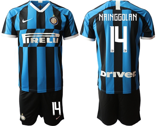 Inter Milan #14 Nainggolan Home Soccer Club Jersey