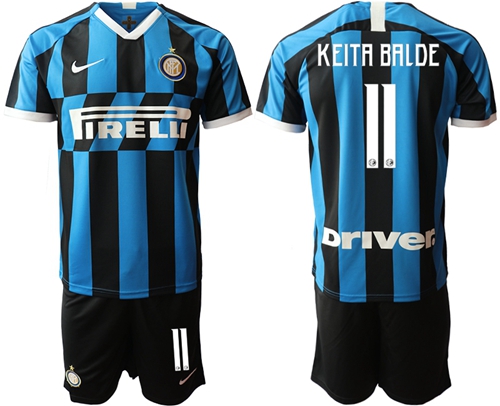 Inter Milan #11 Keita Balde Home Soccer Club Jersey