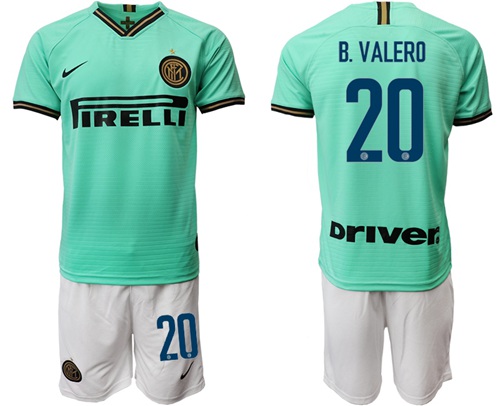 Inter Milan #20 B.Valero Away Soccer Club Jersey
