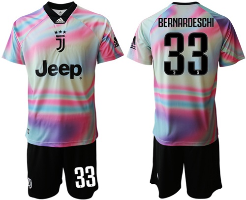 Juventus #33 Bernardeschi Anniversary Soccer Club Jersey