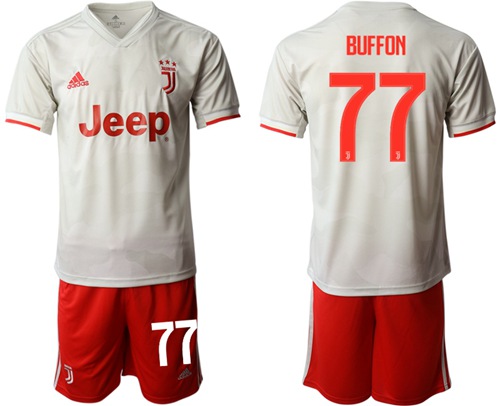 Juventus #77 Buffon Away Soccer Club Jersey