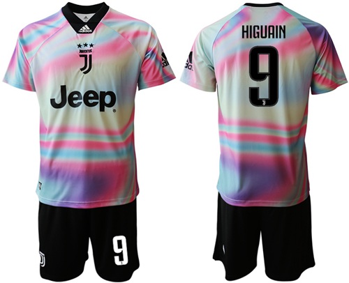 Juventus #9 Higuain Anniversary Soccer Club Jersey