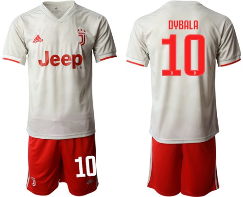 Juventus #10 Dybala Away Soccer Club Jersey