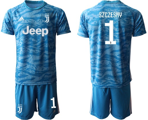 Juventus #1 Szczesny Light Blue Soccer Club Jersey