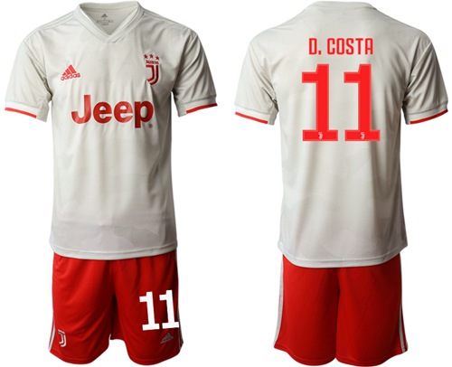 Juventus #11 D.Costa Away Soccer Club Jersey