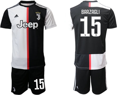 Juventus #15 Barzagli Home Soccer Club Jersey