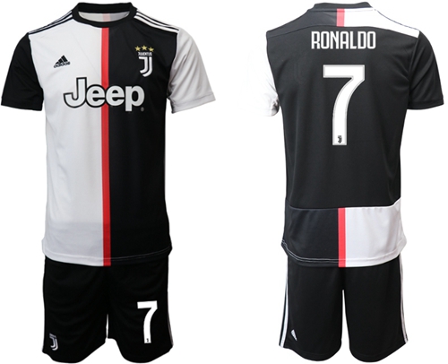 Juventus #7 Ronaldo Home Soccer Club Jersey