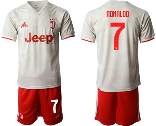 Juventus #7 Ronaldo Away Soccer Club Jersey