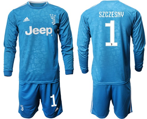 Juventus #1 Szczesny Third Long Sleeves Soccer Club Jersey