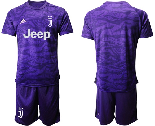 Juventus Blank Purple Goalkeeper Soccer Club Jersey