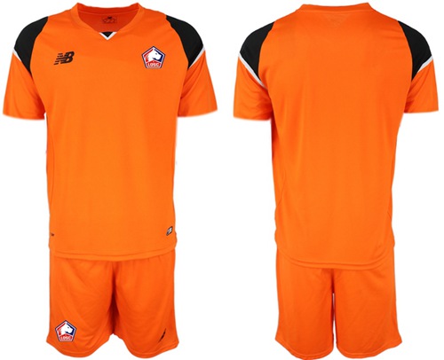 Lille Blank Orange Goalkeeper Soccer Club Jersey