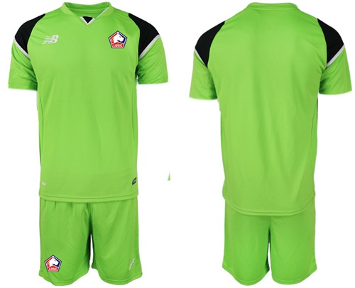 Lille Blank Green Goalkeeper Soccer Club Jersey