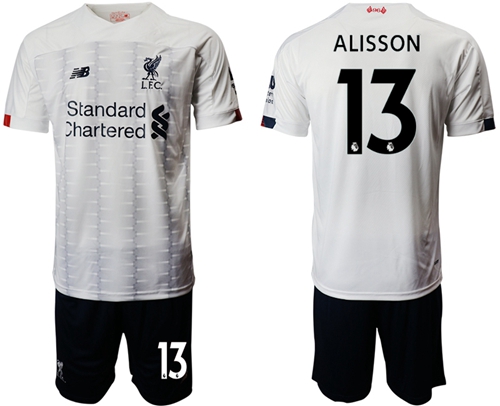 Liverpool #13 Alisson Away Soccer Club Jersey