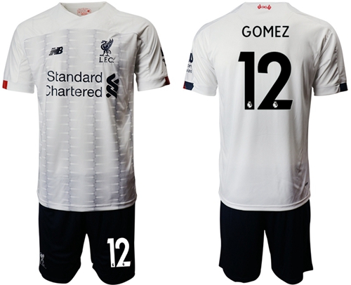 Liverpool #12 Gomez Away Soccer Club Jersey