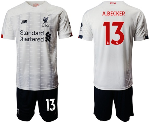 Liverpool #13 A.Becker Away Soccer Club Jersey