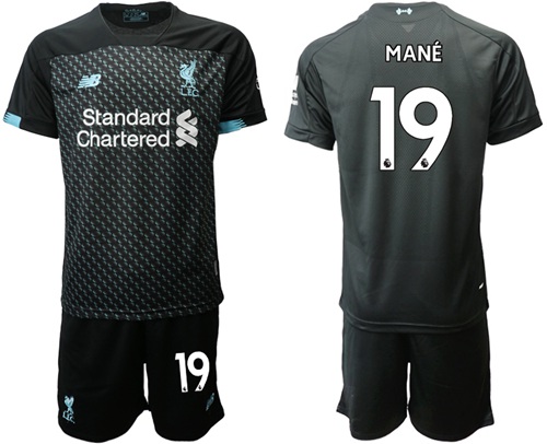 Liverpool #19 Mane Third Soccer Club Jersey