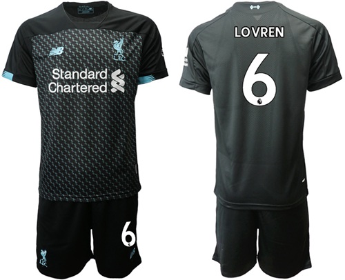 Liverpool #6 Lovren Third Soccer Club Jersey