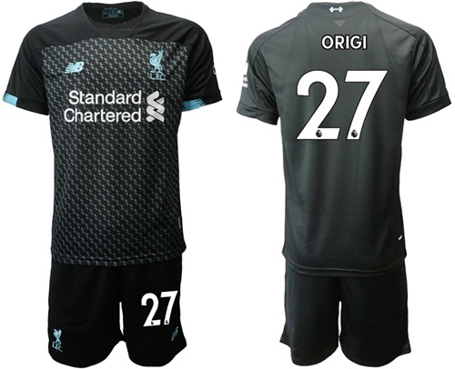 Liverpool #27 Origi Third Soccer Club Jersey