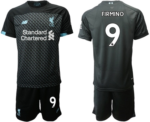 Liverpool #9 Firmino Third Soccer Club Jersey