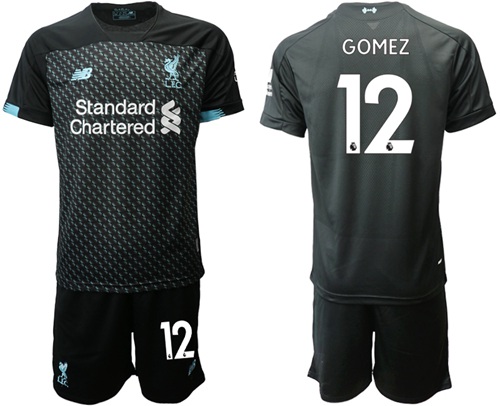 Liverpool #12 Gomez Third Soccer Club Jersey