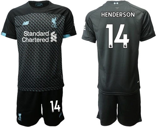Liverpool #14 Henderson Third Soccer Club Jersey