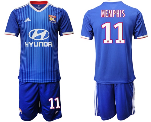 Lyon #11 Memphis Away Soccer Club Jersey