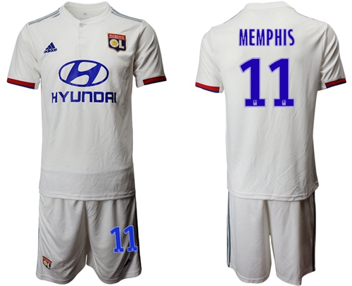 Lyon #11 Memphis Home Soccer Club Jersey