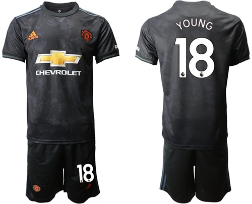 Manchester United #18 Young Third Soccer Club Jersey