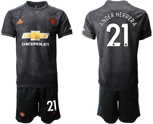 Manchester United #21 Ander Herrera Third Soccer Club Jersey