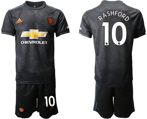 Manchester United #10 Rashford Third Soccer Club Jersey