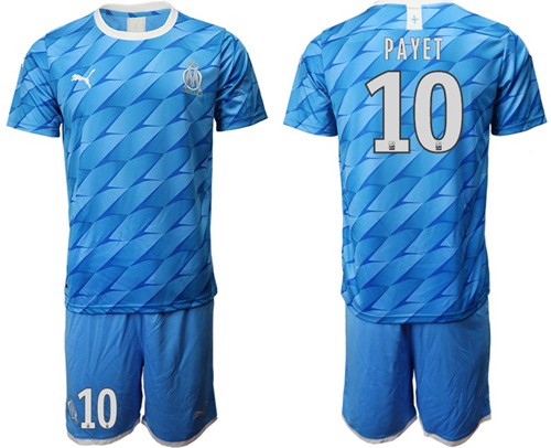 Marseille #10 Payet Away Soccer Club Jersey