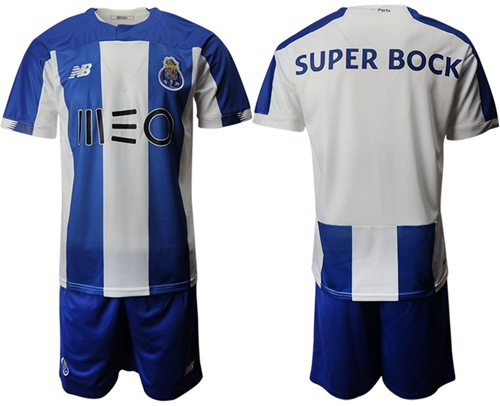 Oporto Blank Home Soccer Club Jersey