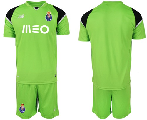 Oporto Blank Green Goalkeeper Soccer Club Jersey
