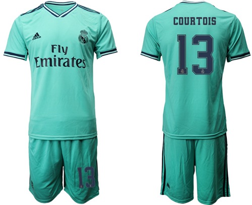 Real Madrid #13 Courtois Third Soccer Club Jersey
