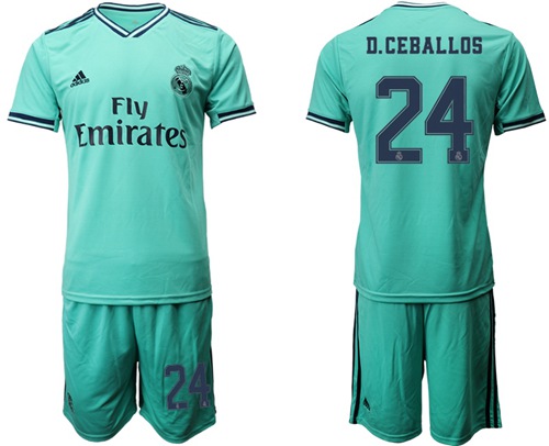Real Madrid #24 D.Ceballos Third Soccer Club Jersey