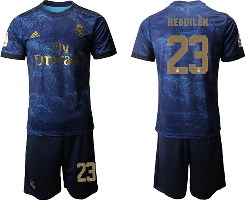 Real Madrid #23 Reguilon Dark Blue Soccer Club Jersey
