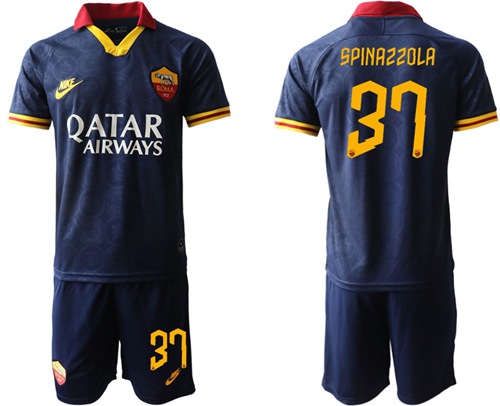 Roma #37 Spinazzola Third Soccer Club Jersey