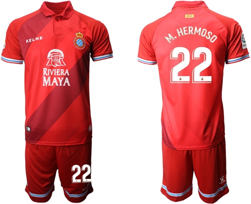Spanish #22 M.Hermoso Away Soccer Club Jersey