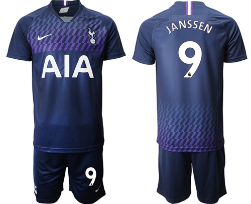 Tottenham Hotspur #9 Janssen Away Soccer Club Jersey