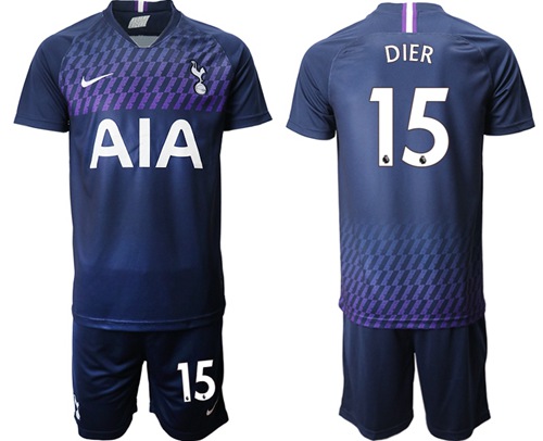 Tottenham Hotspur #15 Dier Away Soccer Club Jersey