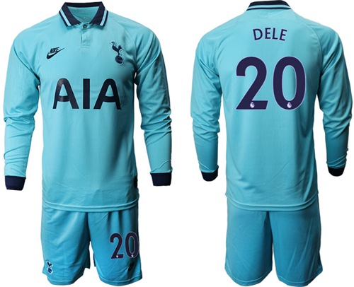 Tottenham Hotspur #20 Dele Third Long Sleeves Soccer Club Jersey