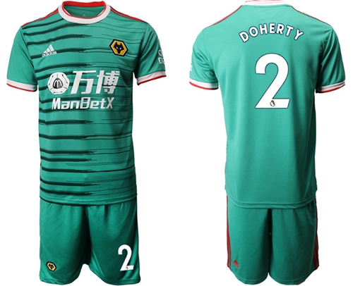 Wolves #2 Doherty Third Soccer Club Jersey