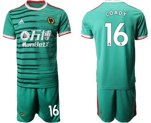 Wolves #16 Coady Third Soccer Club Jersey