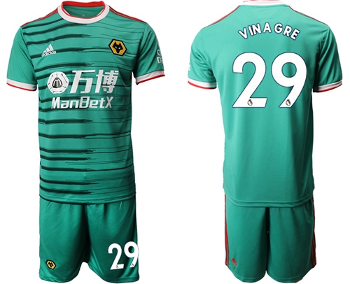 Wolves #29 Vinagre Third Soccer Club Jersey
